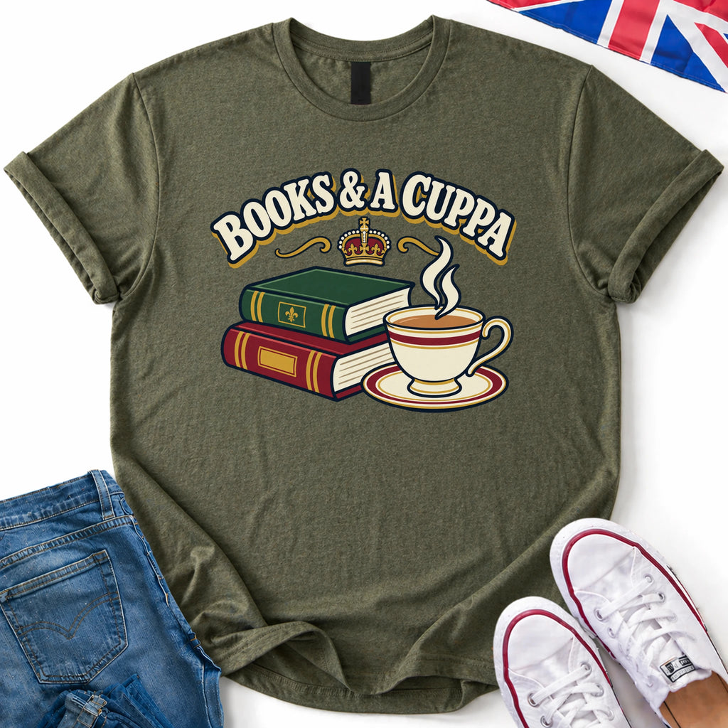 Books & Cuppa T-Shirt