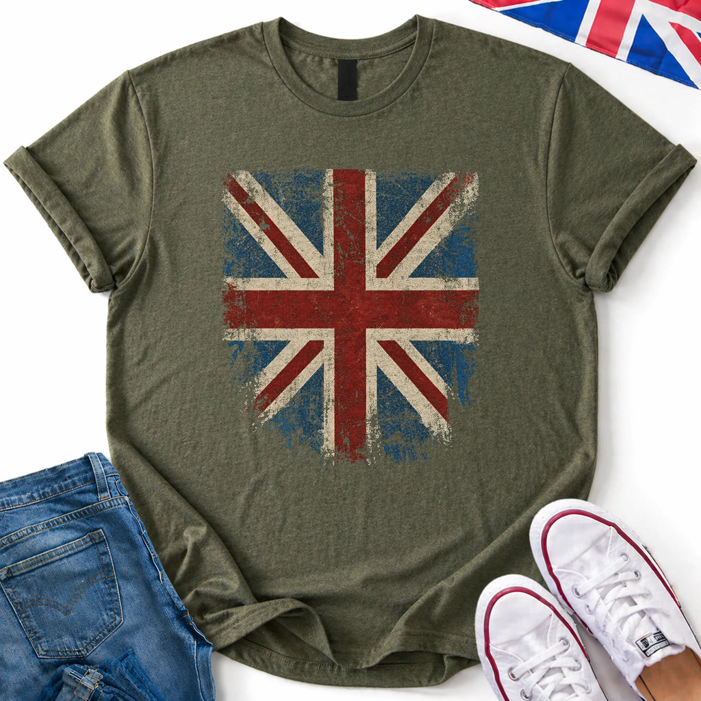 Distressed Union Jack T-Shirt