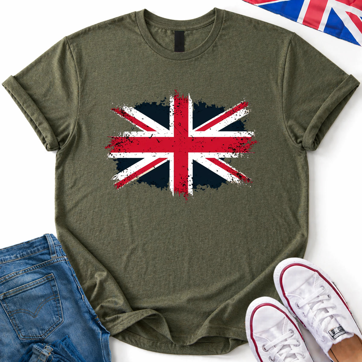 UK Flag Distressed T-Shirt