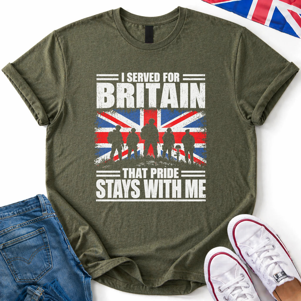 Service, Pride, Britain T-Shirt