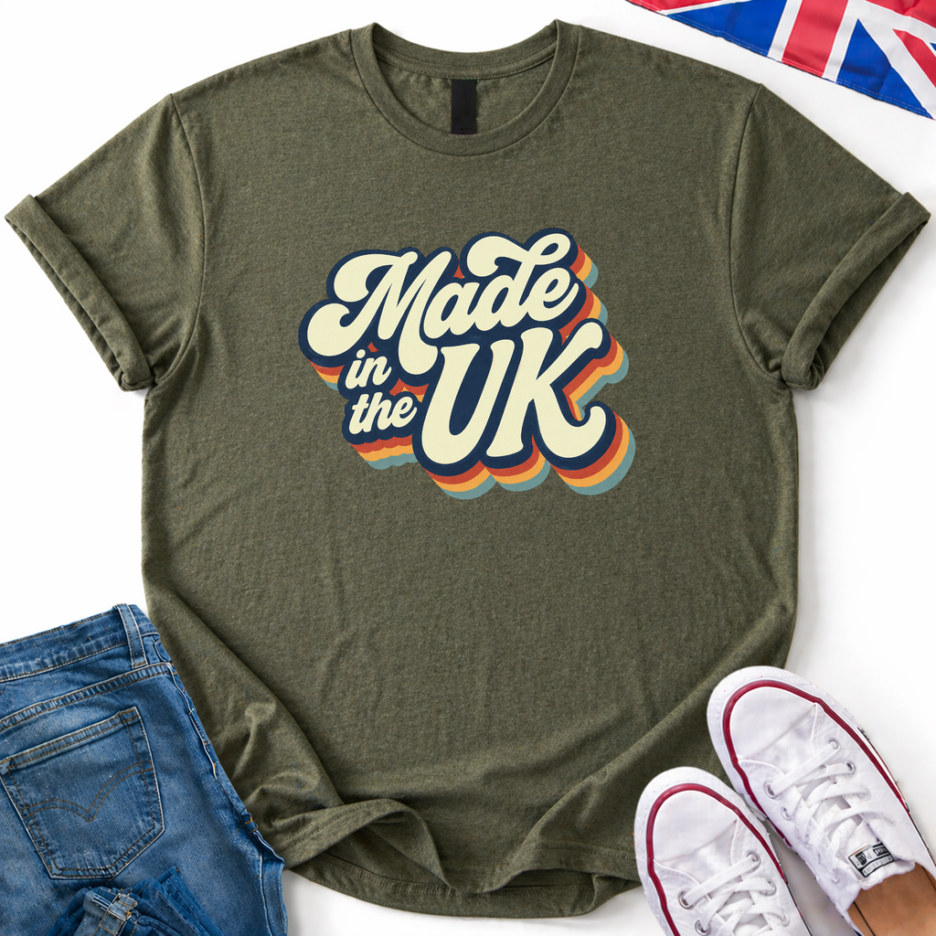 Made In The UK Retro T-Shirt