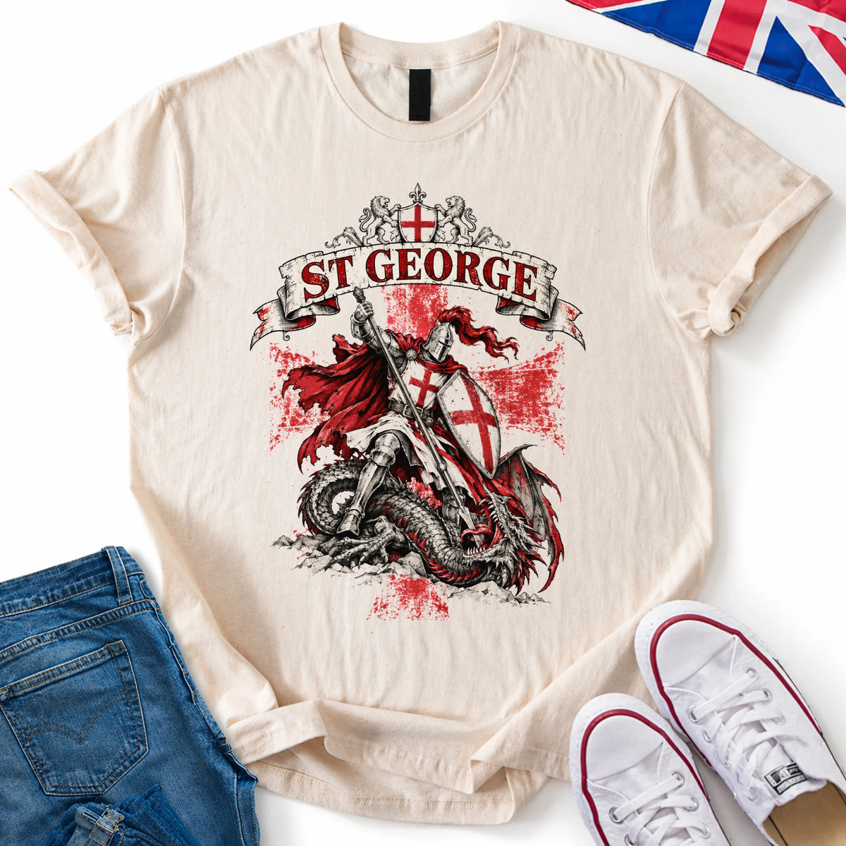 St George Distressed T-Shirt