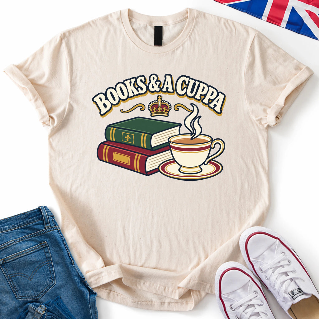 Books & Cuppa T-Shirt