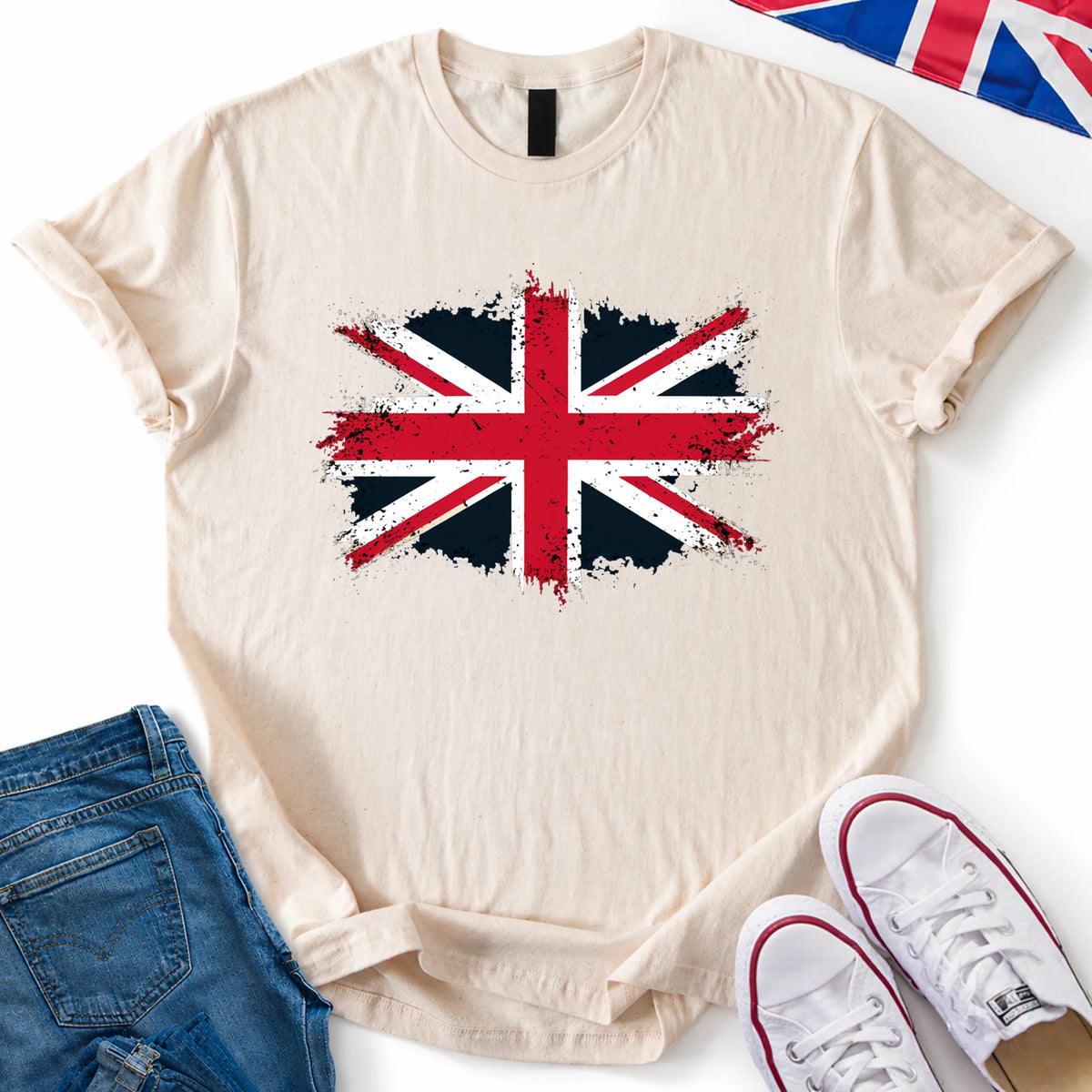 UK Flag Distressed T-Shirt