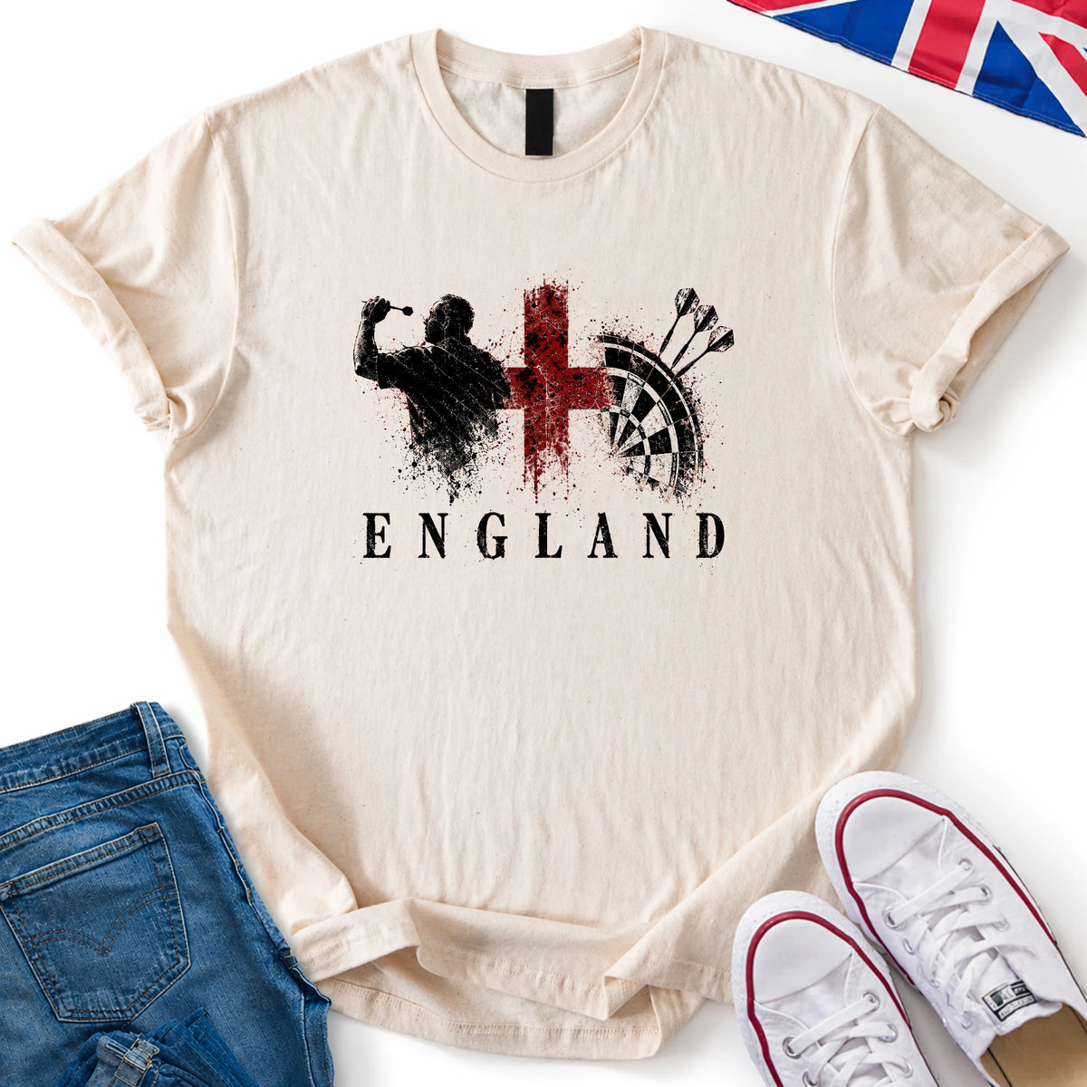 England Darts (Distressed) T-Shirt