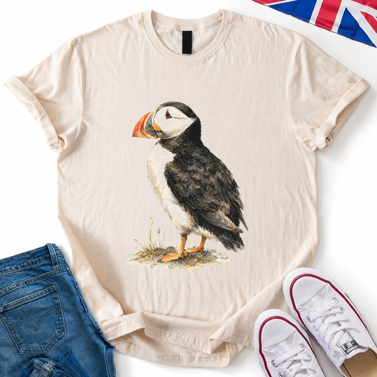 Elegant puffin