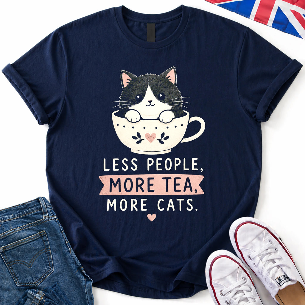 Tea, Cats, and No People T-Shirt