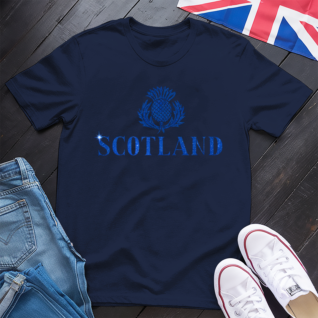Sparkling Thistle of Scotland T-shirt