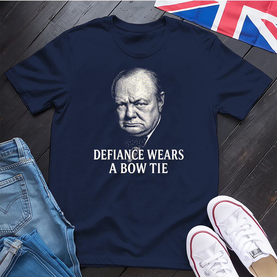 Defiance Wears a Bow Tie T-Shirt