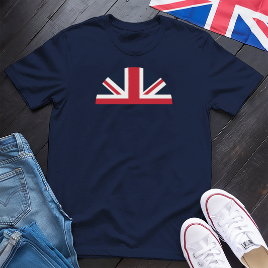 Union Jack Half Cut T-shirt