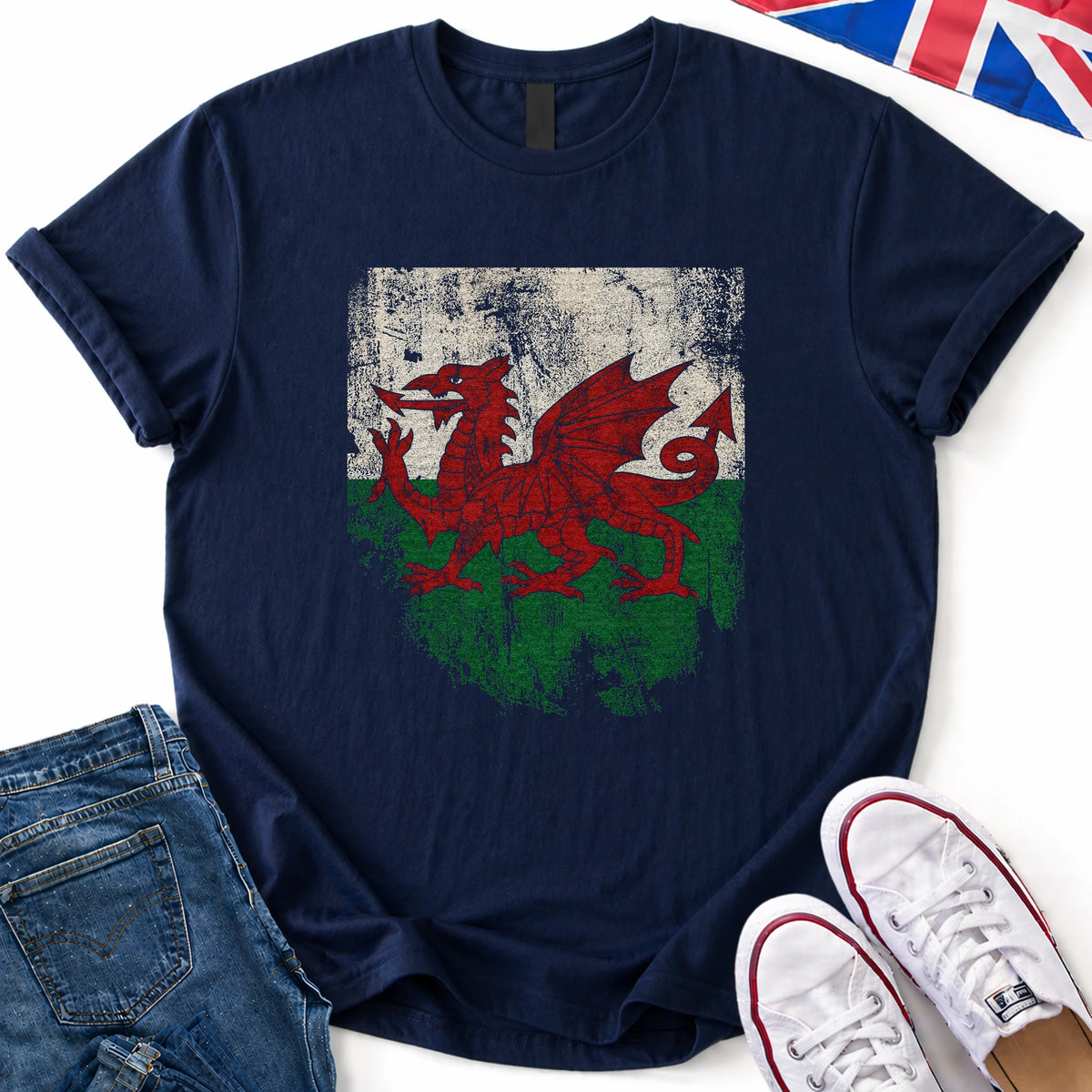 Red Dragon Distressed T-Shirt