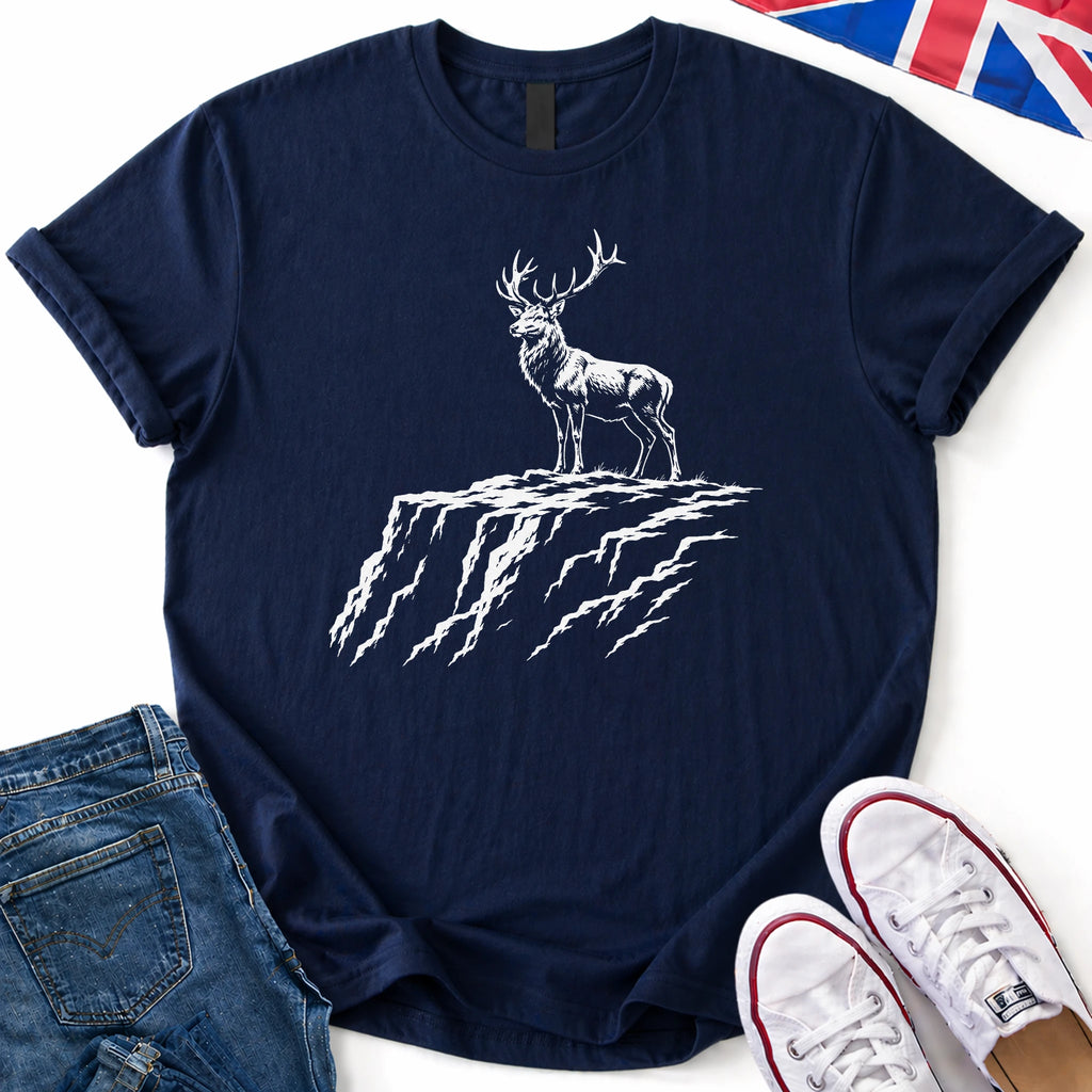 Stag on Cliff T-Shirt