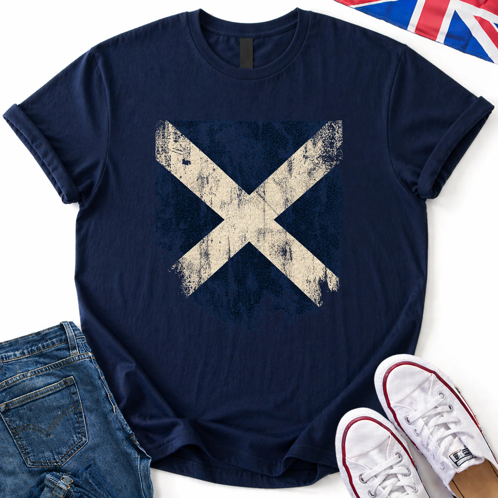 Saltire Distressed T-Shirt