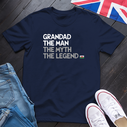 Grandad the Legend (Wales) T-shirt