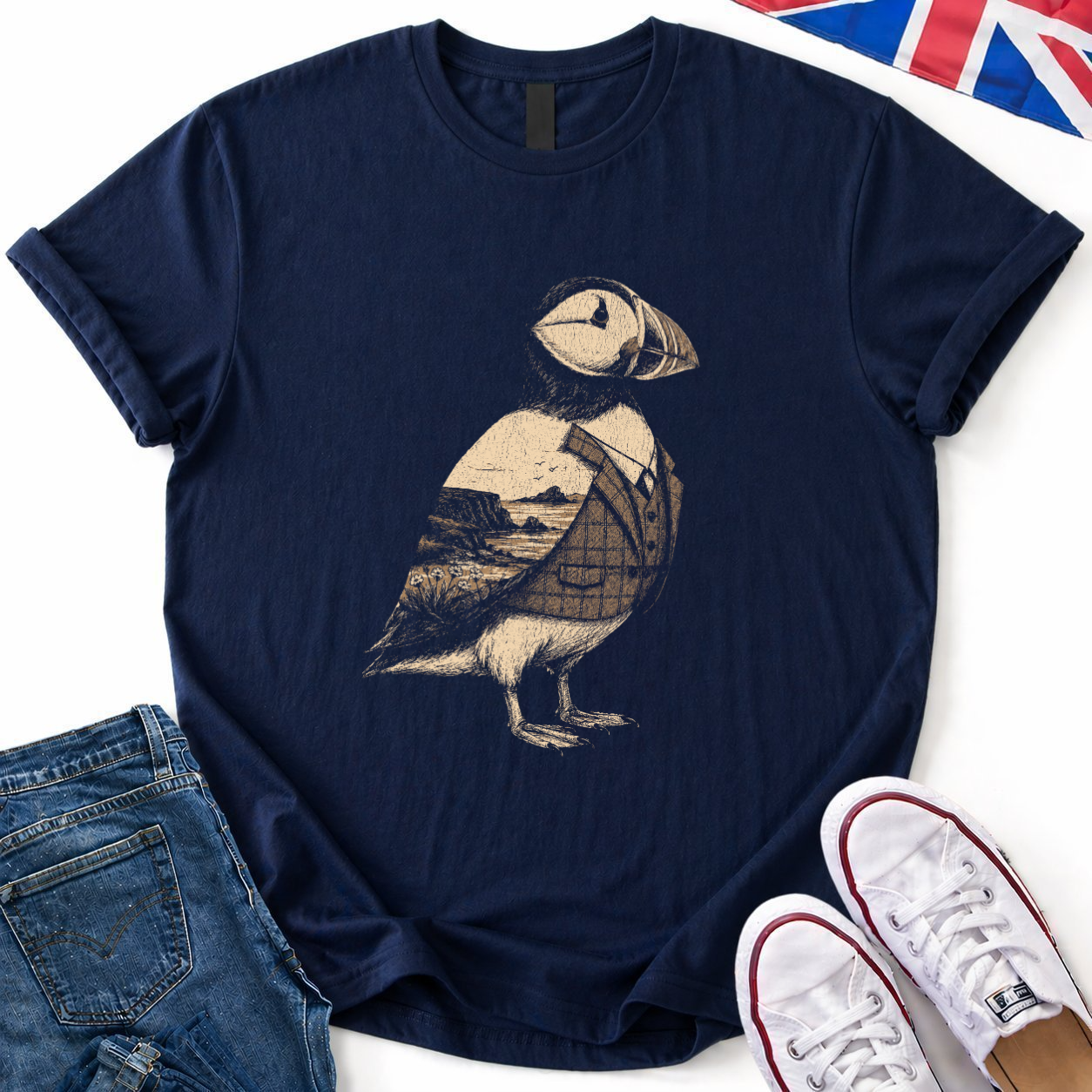 Puffin in Tweed