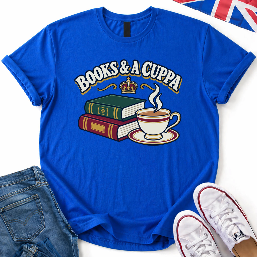 Books & Cuppa T-Shirt