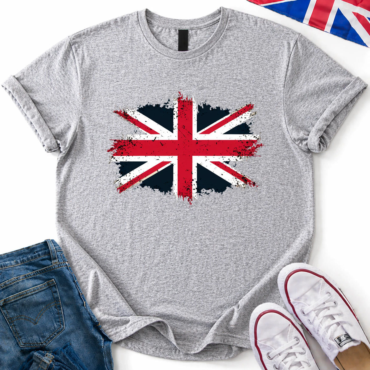 UK Flag Distressed T-Shirt