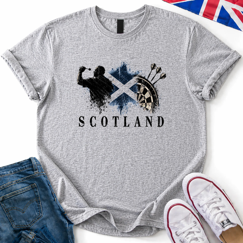 Scotland Darts (Distressed) T-Shirt