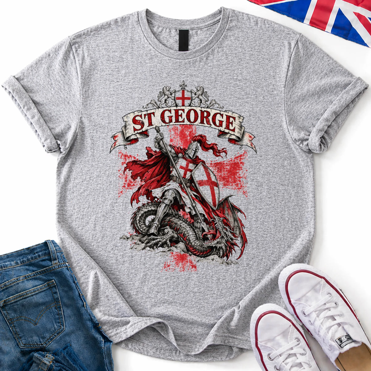 St George Distressed T-Shirt