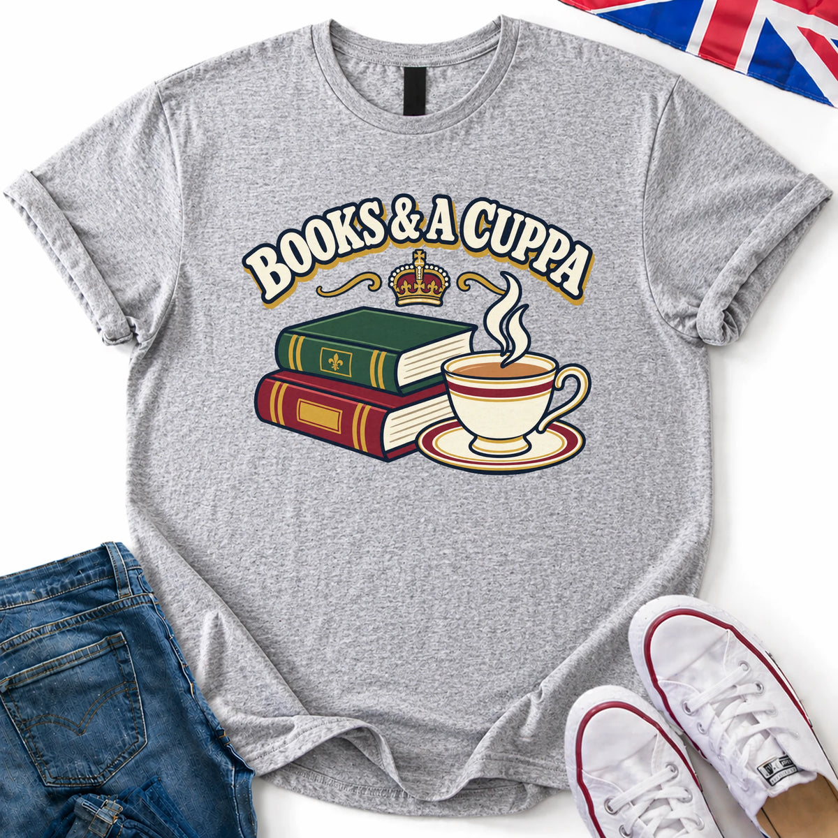 Books & Cuppa T-Shirt