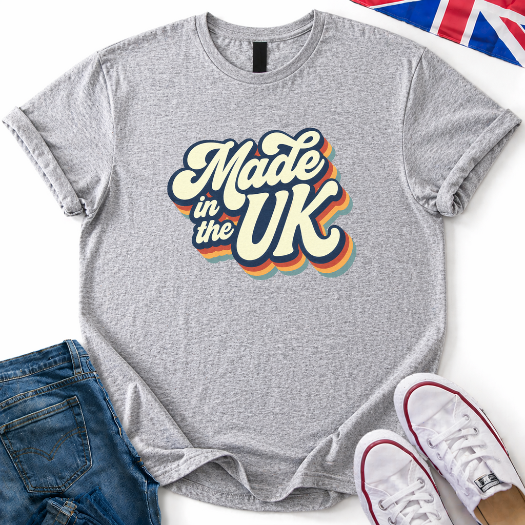 Made In The UK Retro T-Shirt