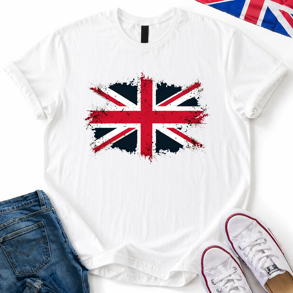 UK Flag Distressed T-Shirt