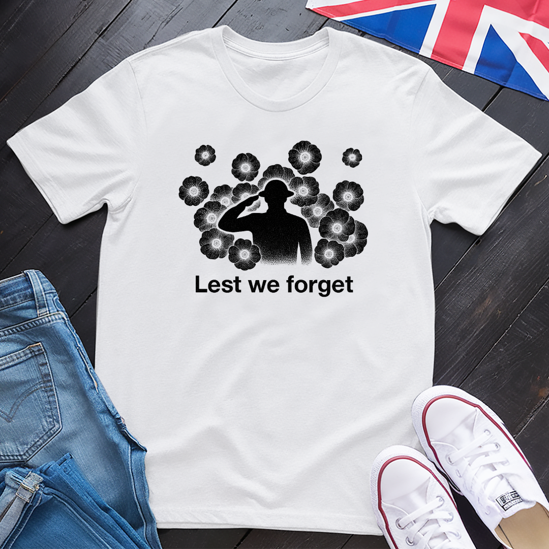 Lest We Forget Soldier T-shirt