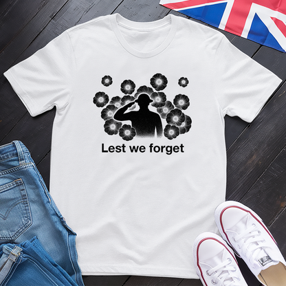 Lest We Forget Soldier T-shirt