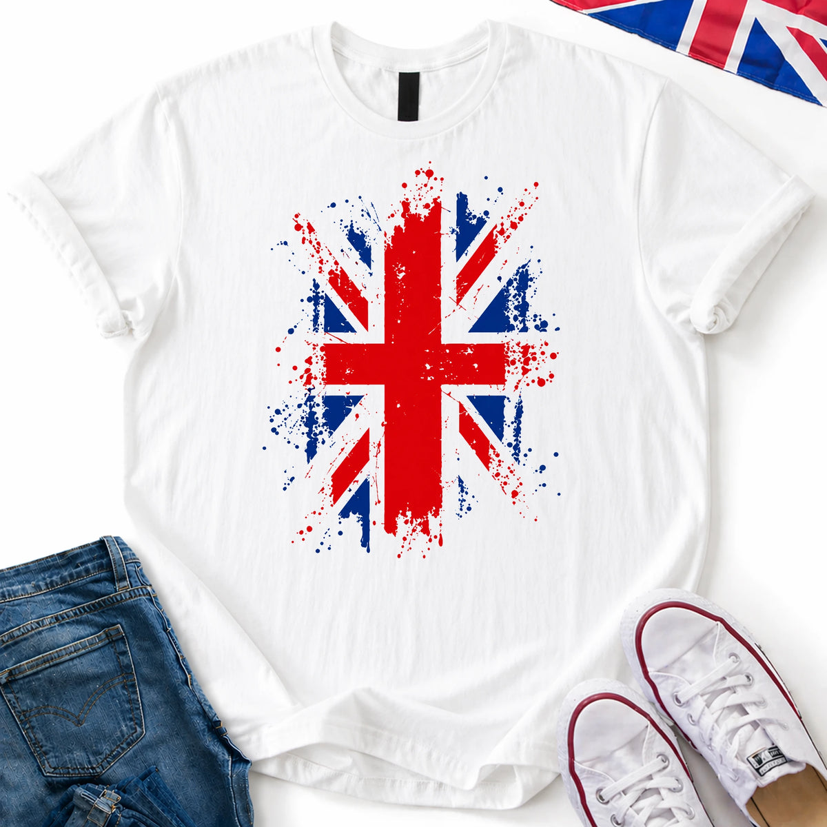 Union Flag Drip T-Shirt