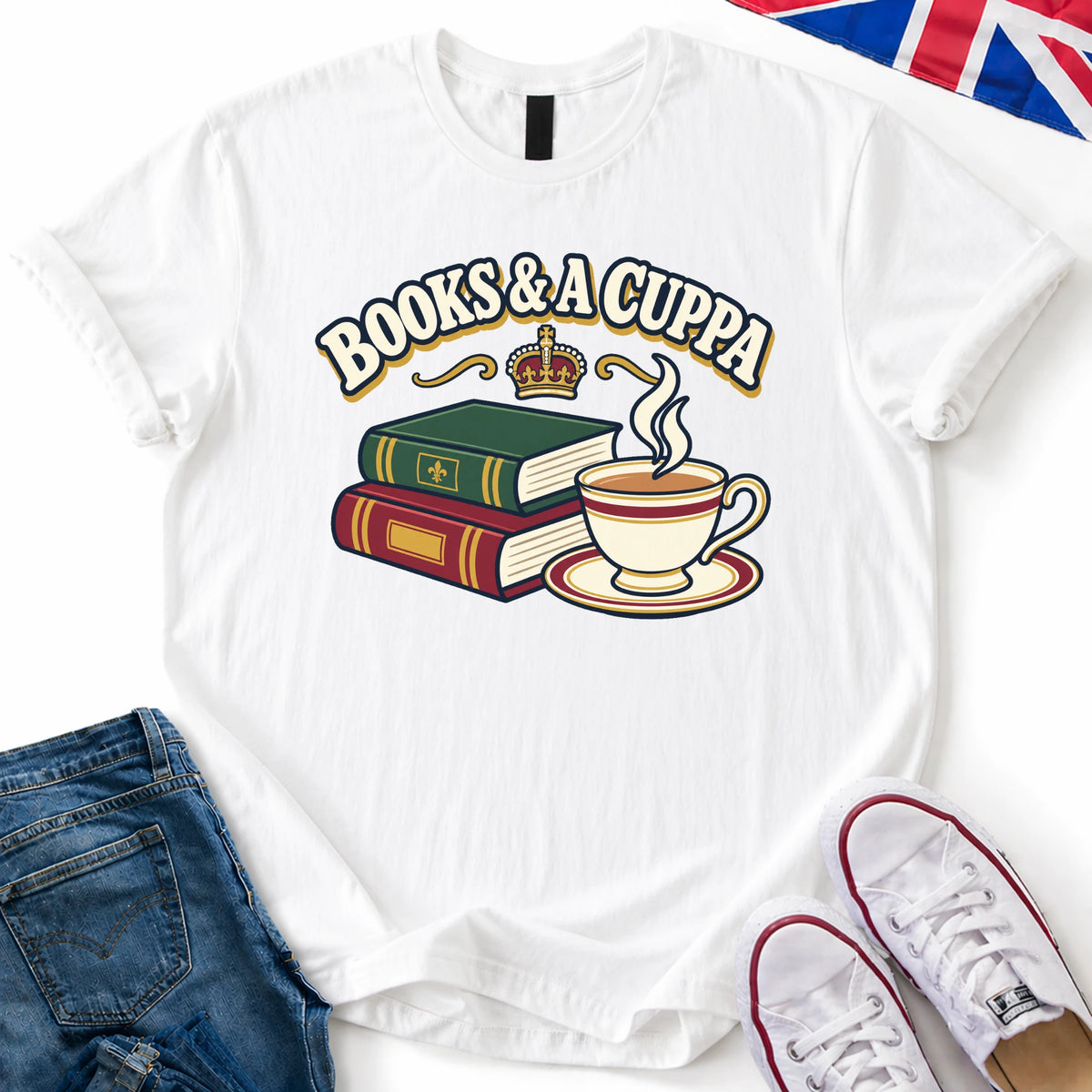 Books & Cuppa T-Shirt