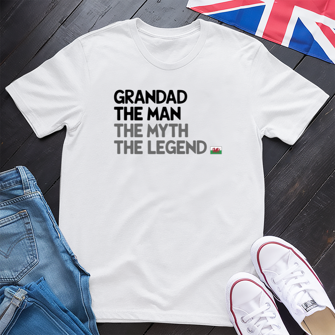 Grandad the Legend (Wales) T-shirt