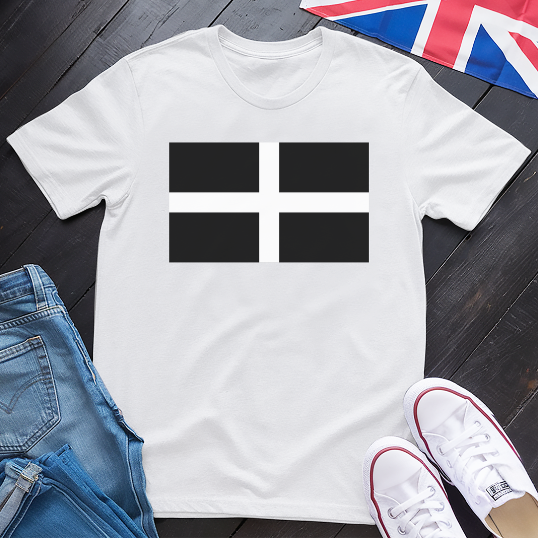 Saint Piran's Flag (Cornwall) T-Shirt