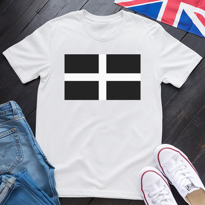 Saint Piran's Flag (Cornwall) T-Shirt