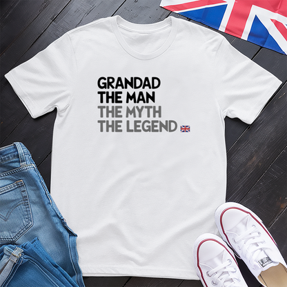 Grandad the Legend (Britain) T-shirt