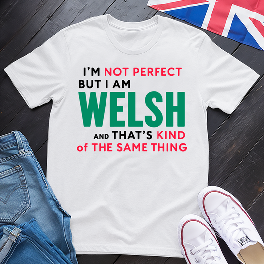Im Not Perfect (Welsh) T-shirt