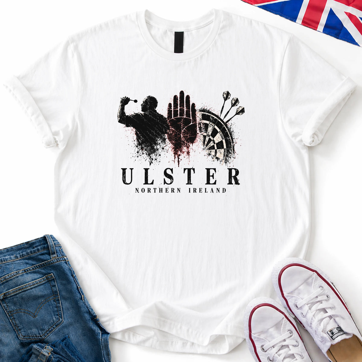 N. Ireland Darts (Distressed) T-Shirt